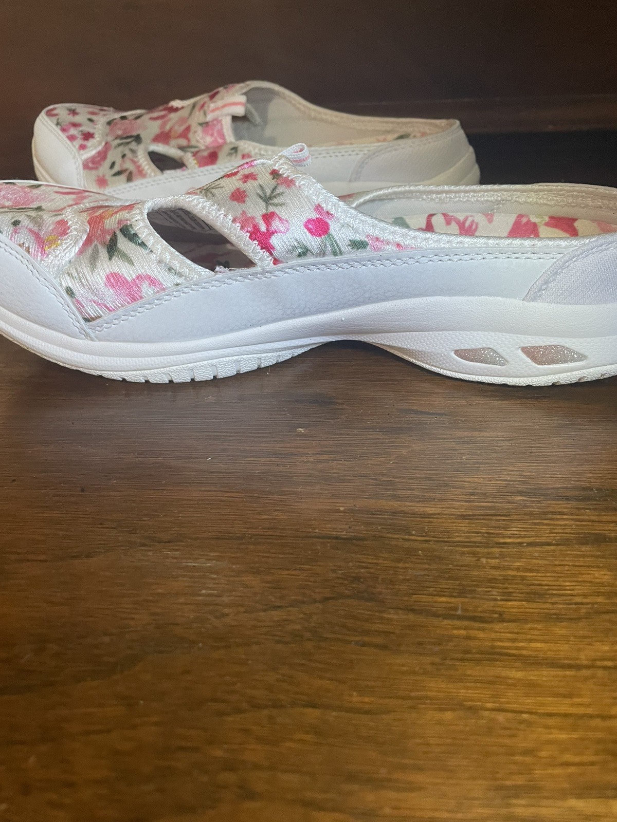 Skechers Commute Time Relaxed Fit Washable Mules-Flirty Floral-White-8.5-A399446