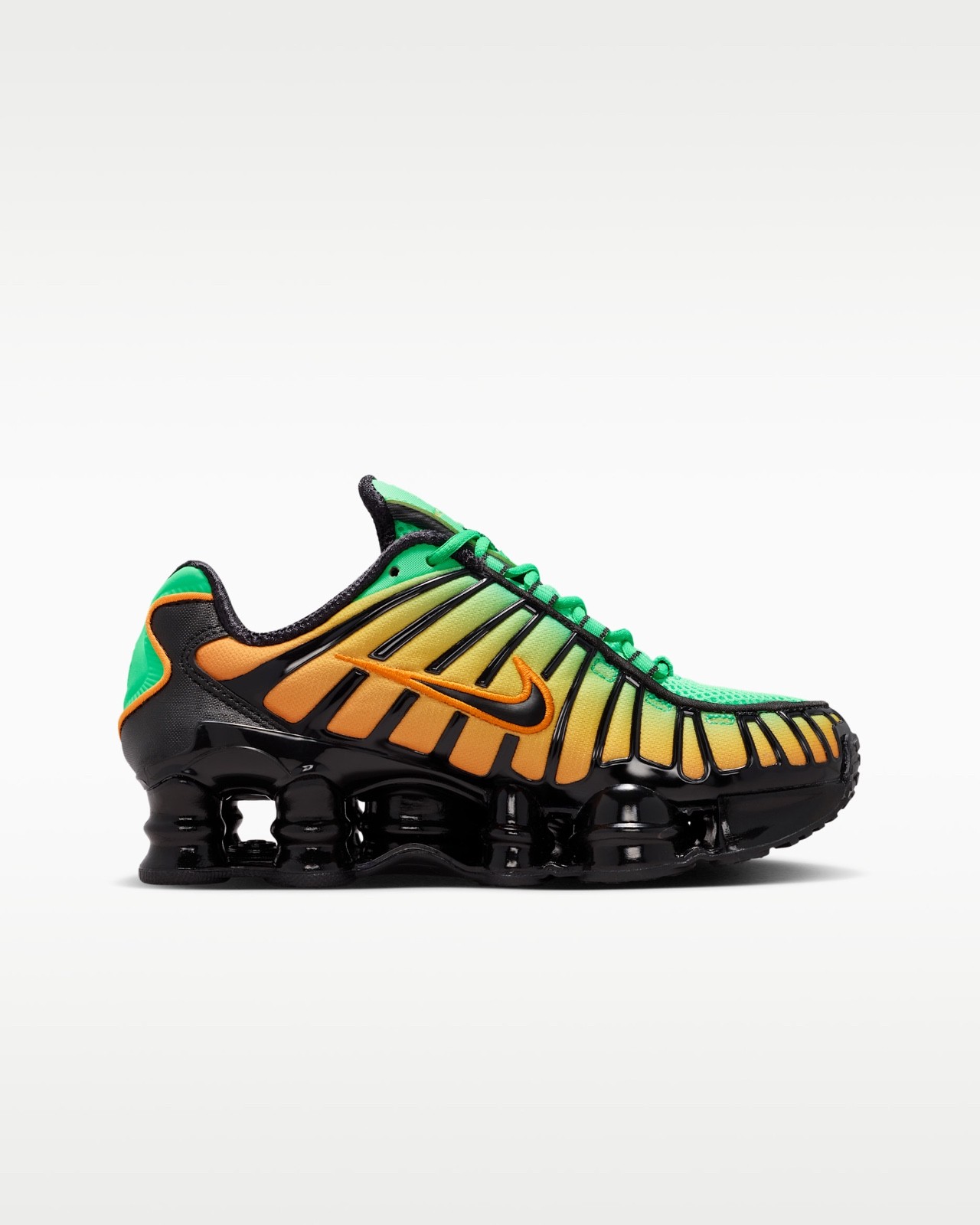 Nike Shox TL Green Shock/Black Boy Girl Kids Sz 4-7 Fit womens