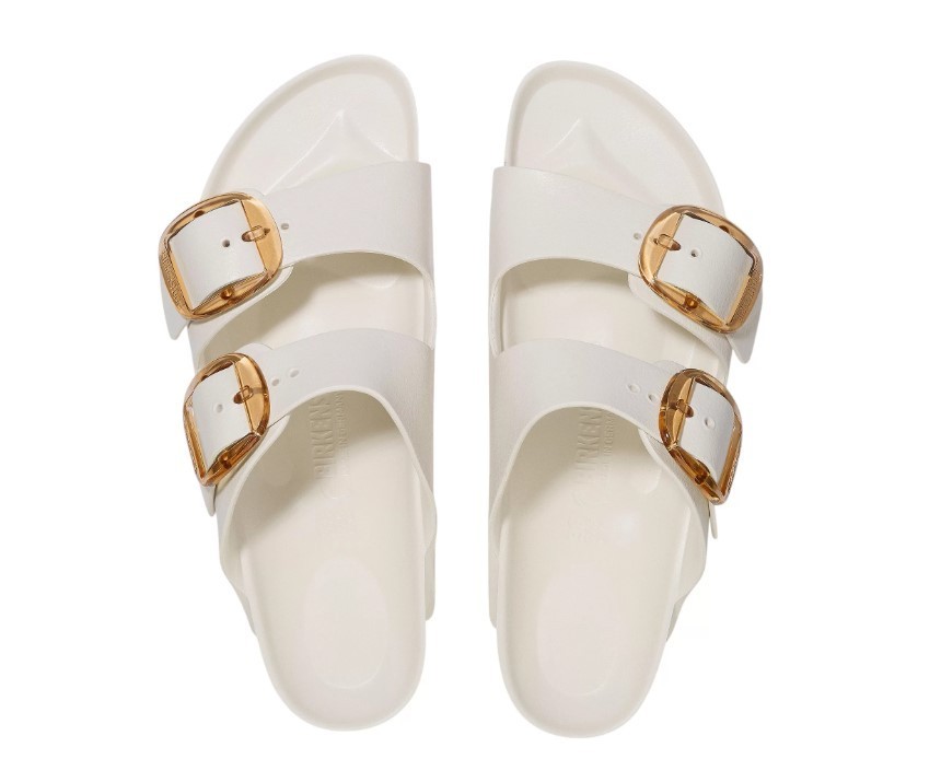 Birkenstock Women’s Big Buckle EVA Sandals Eggshell – Express delivery