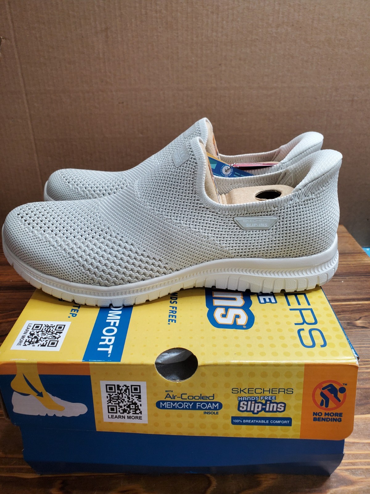 Skechers Performance Go Walk Evolution Gray Slip on Shoes Sneakers New Open Box