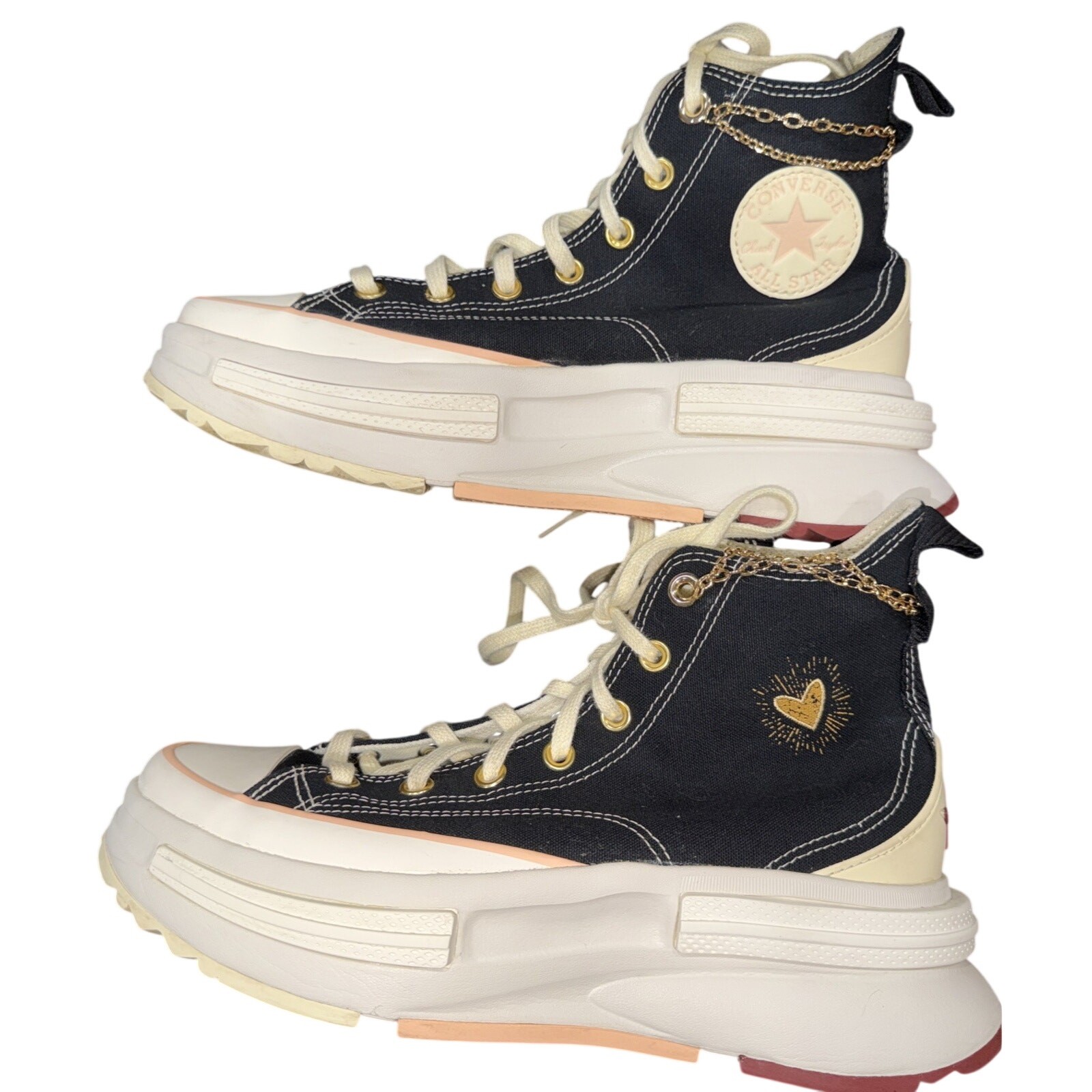 Converse Run Star Legacy CX Valentine Gold Chain Platform W9 M7.5 A05137C