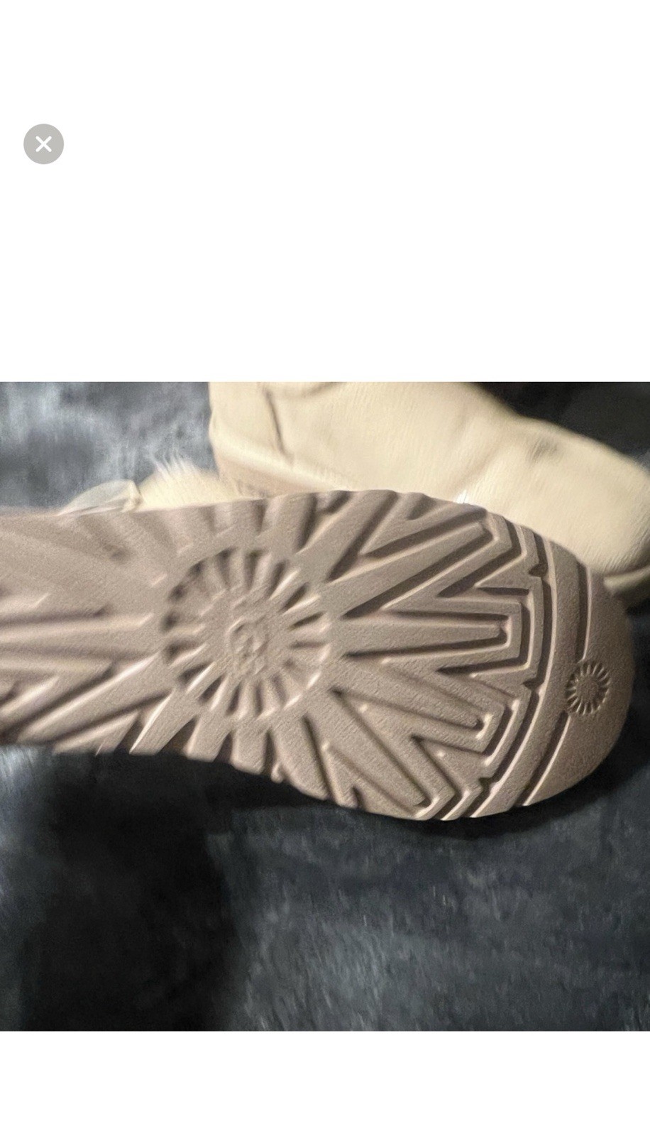 New Ugg Women Boots Size 9 Missing One Stone As The Picture Shows