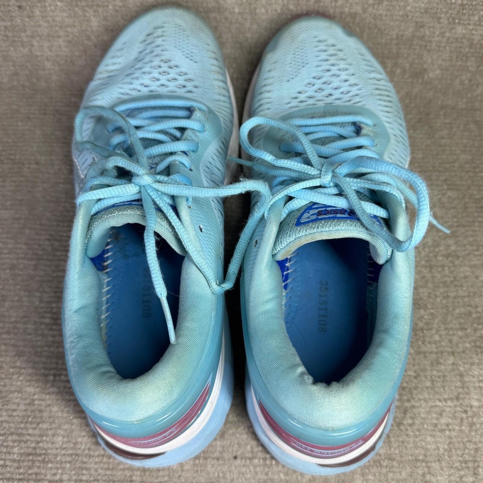ASICS GEL-KAYANO 25 Womens 9 Blue Running Shoes 1012A026