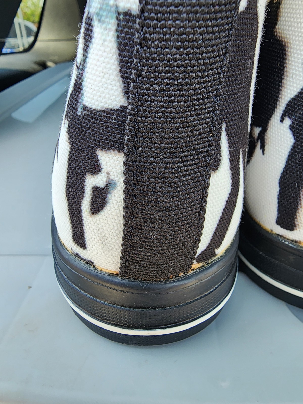 KING OF POP HIGH TOPS MICHAEL JACKSON SHOES SIZE 7 UNISEX