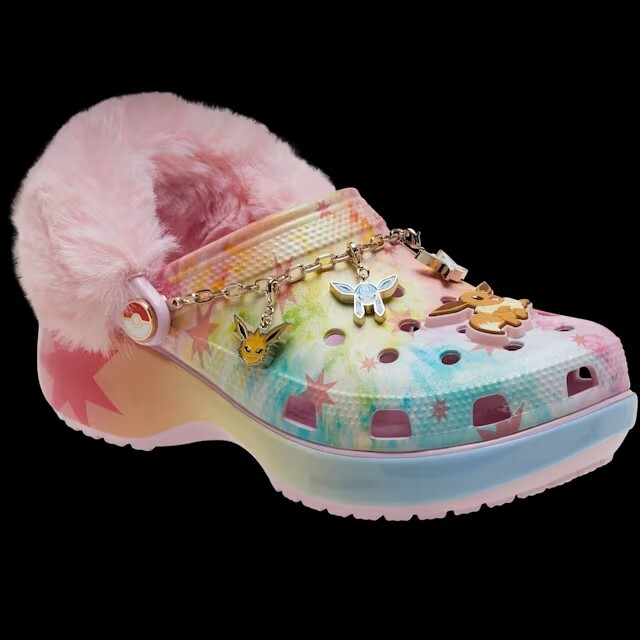 Pokémon x Crocs Classic Platform Clog EEVEE Prismatic Evolutions SZ W5