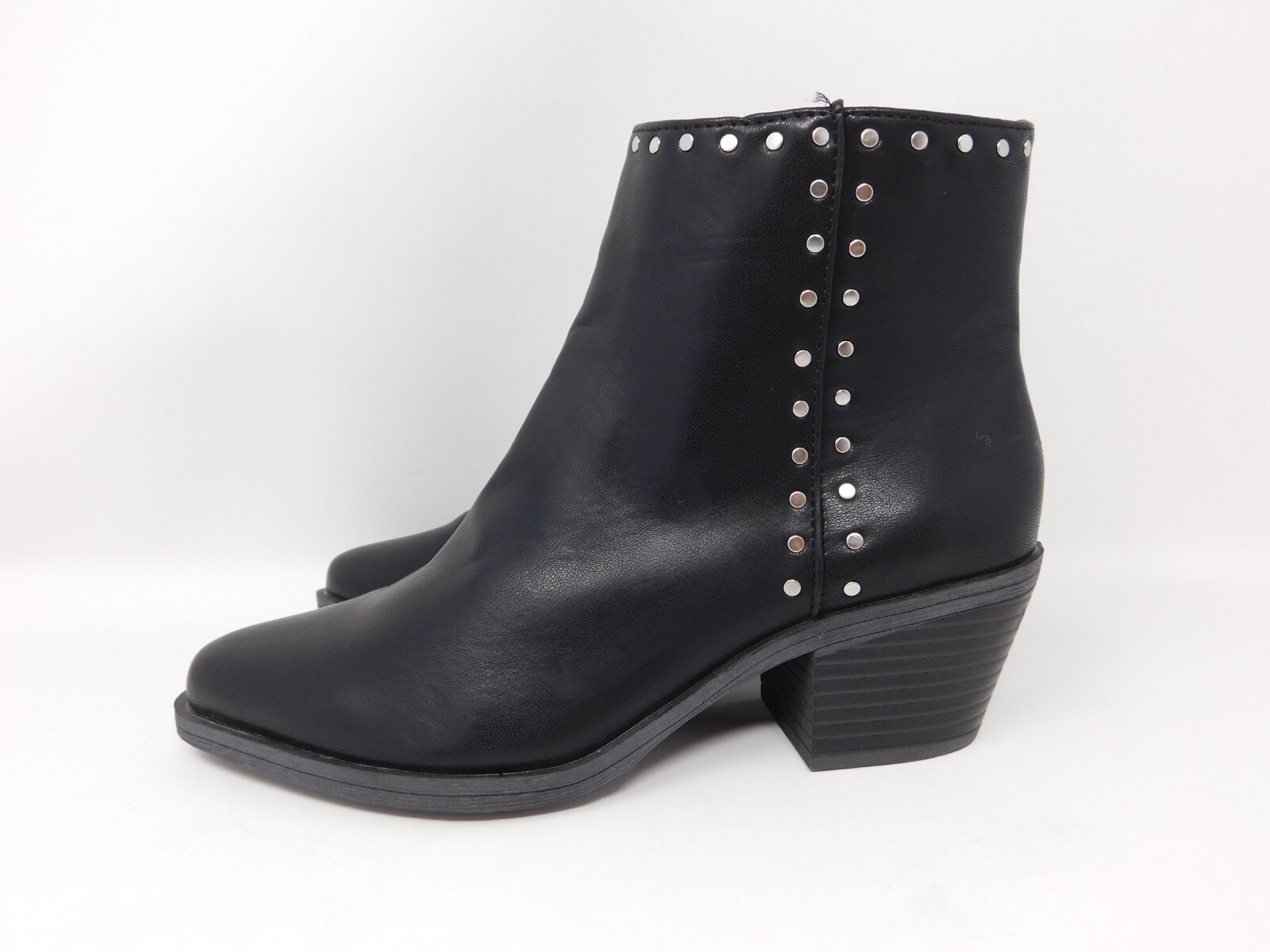 BP Women’s Boots Size 5.5 Wylie Bootie Black Studded Zipper Chelsea Cowgirl Shoe