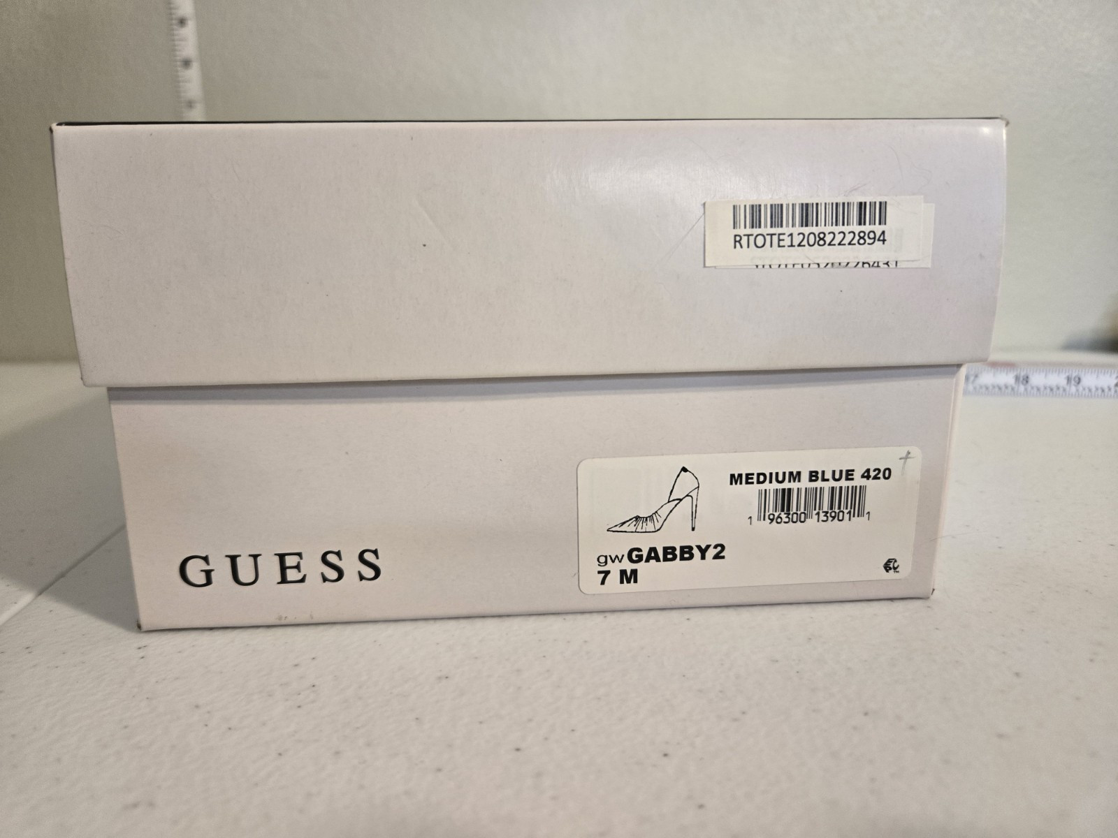 Guess Pumps Gabby 2 Medium Blue 420 Size 7