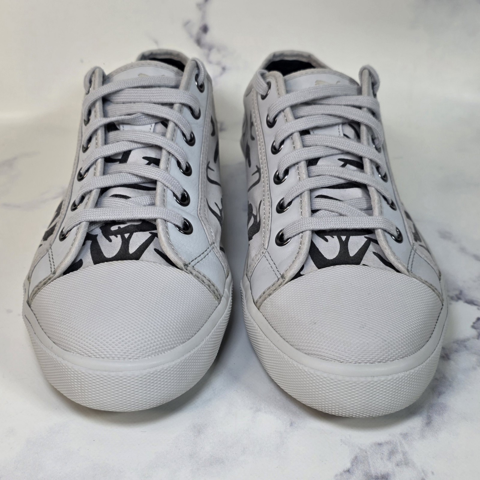 Puma x Alexander McQueen McQ Swallow Swarm Gray Canvas Low Top Sneaker W Size 10