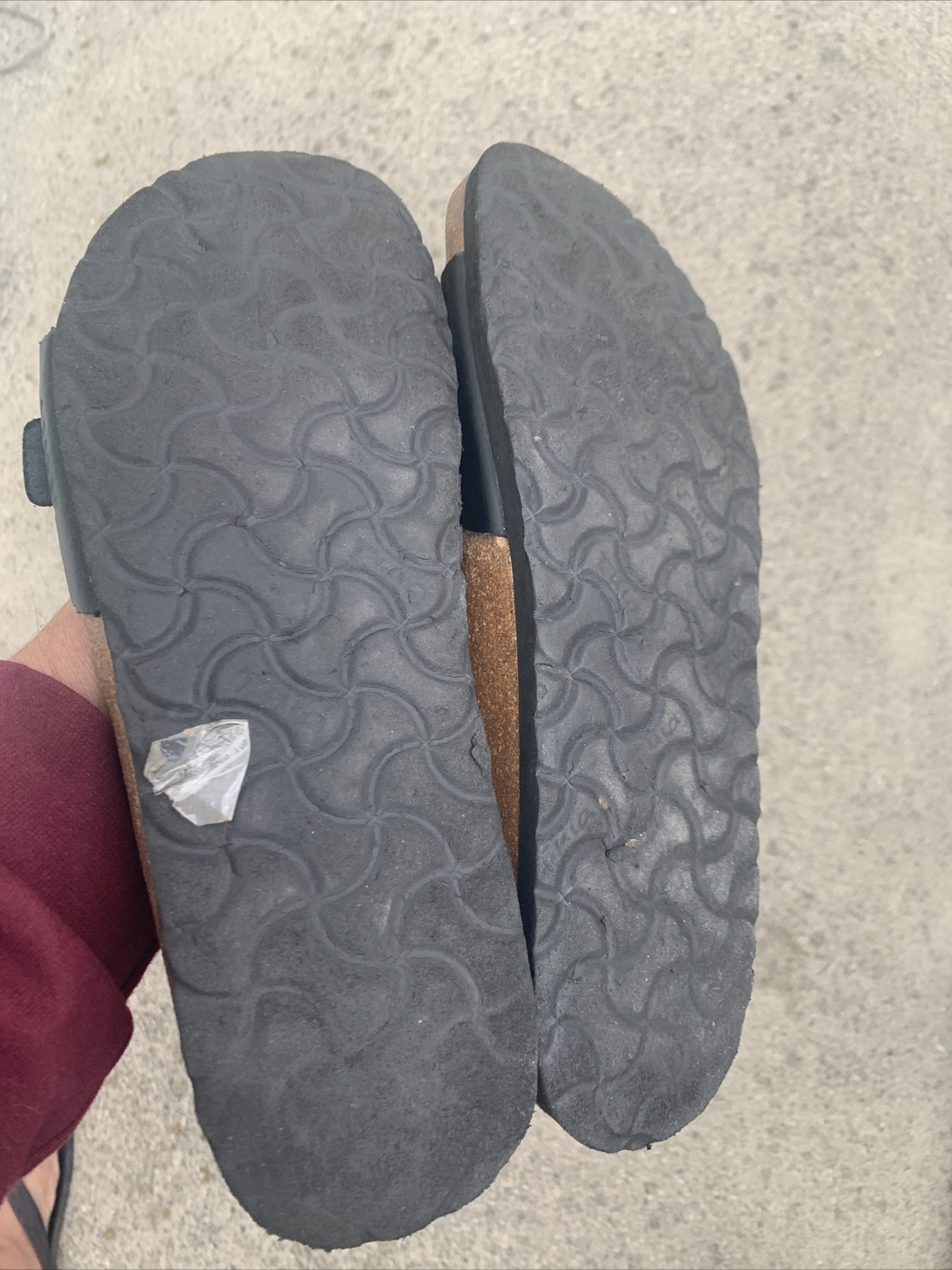 TULA By BIRKENSTOCK Madrid Buckle Black Sandals Flats Size 10 EU 41 ❤️sj15m9