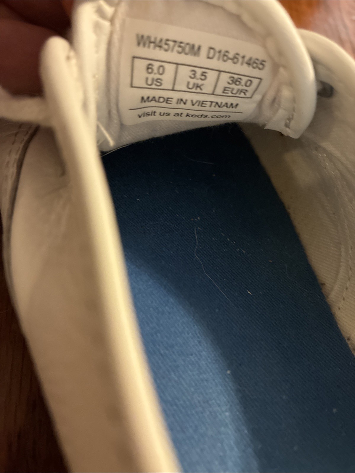 Keds Size 6 Champion White Low Top Lace-Up Sneakers Solid, WH45750M