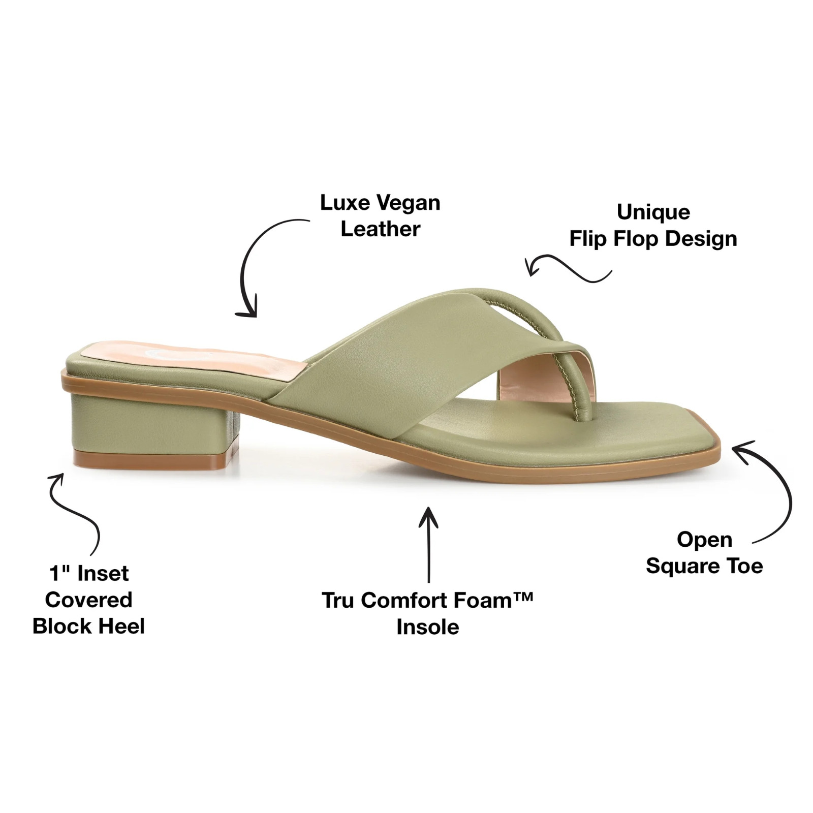 Journee Collection Women’s Tru Comfort Foam Mina Sandal / Size US 7