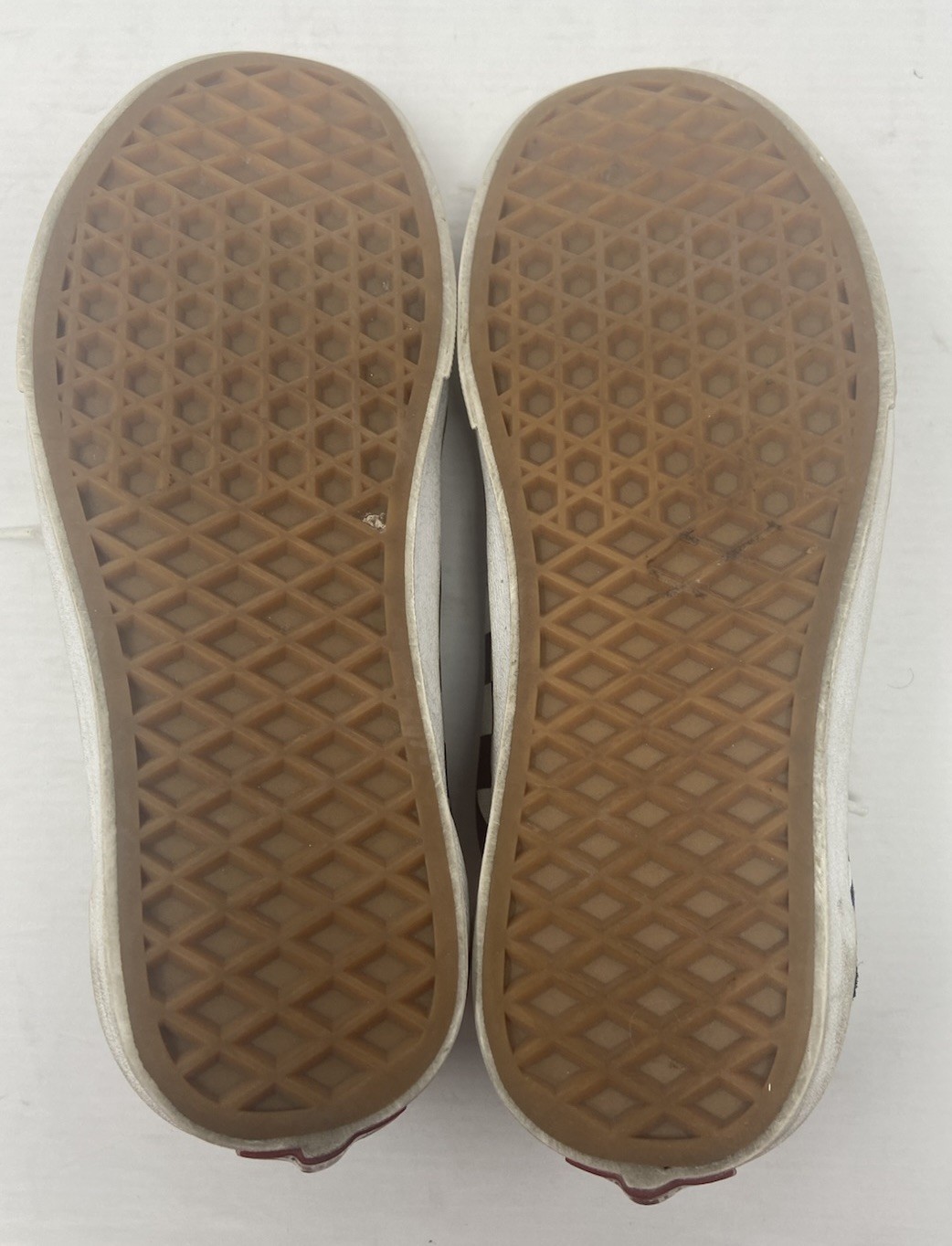 Vans Old Stool Women 5 Men 3.5 Youth Size Black Checkerboard Flames Skateboard