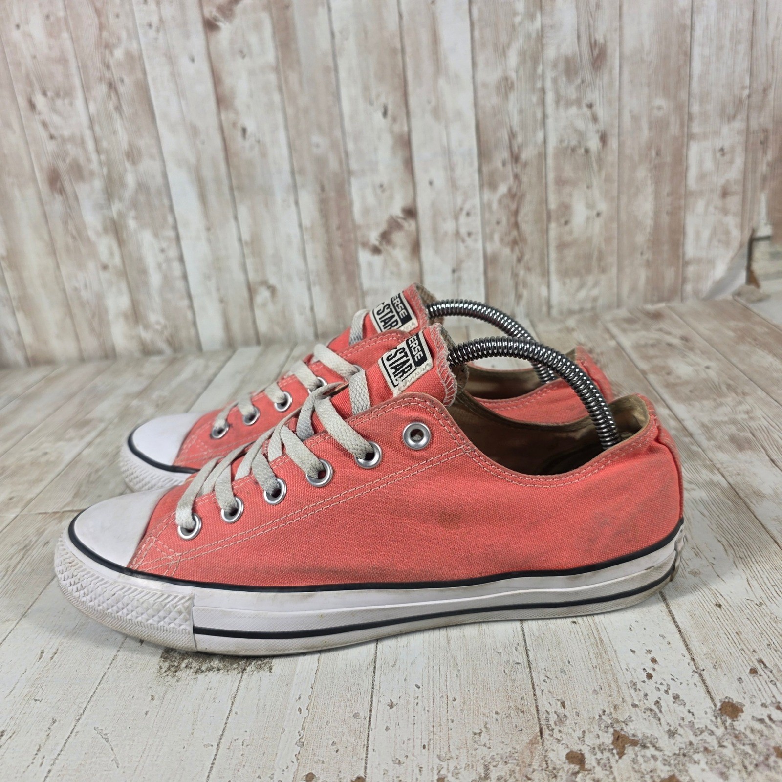 Converse Chuck Taylor All Star Low Top Salmon Pink Coral Sneakers 142378F Mens 8
