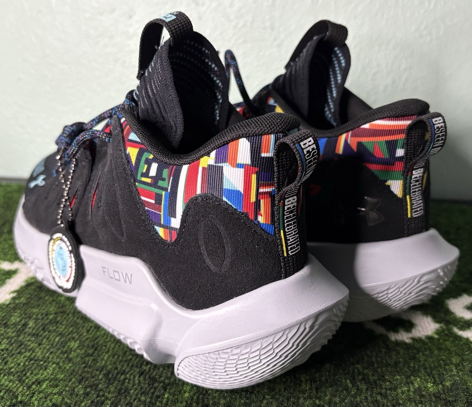 US Women’s 13/Men’s 11.5 – Under Armour Flow Breakthru 4 Basketball «BHM», Rare