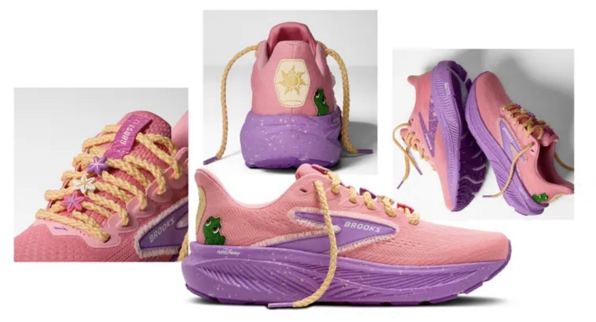 RunDisney Brooks Ghost 17 Rapunzel Princess Shoes Women’s Size 12 ✨Tangled✨
