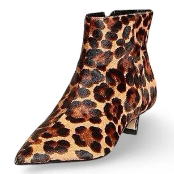 NWT! Gianni Bini Booties ONLY $59! RETAIL$138! Georgina Leopard Calf Hair Sz 9