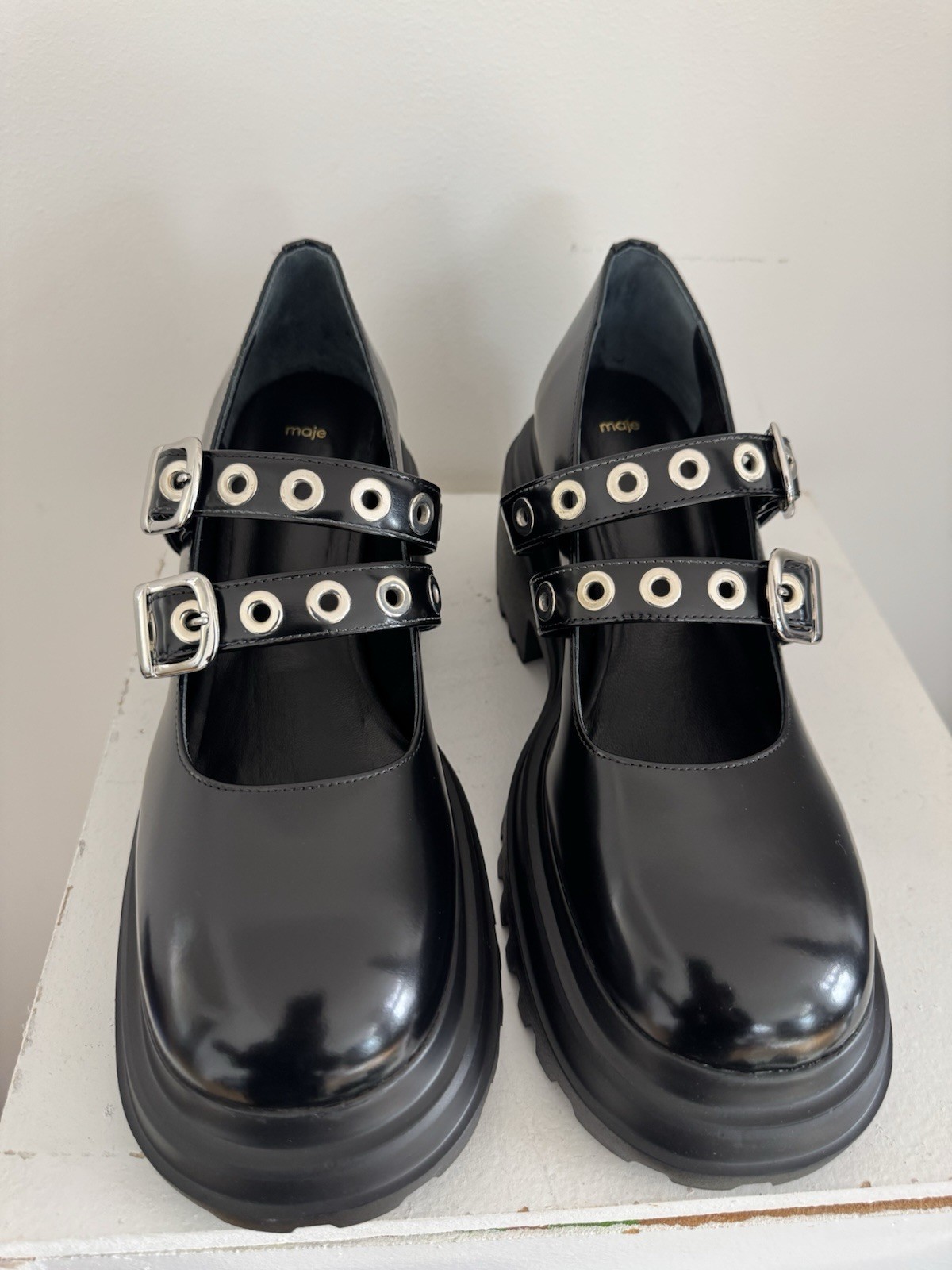 Maje Funky Eyelet Maryjane Platform Shoe Funky Eyelet Maryjane Platform Shoe