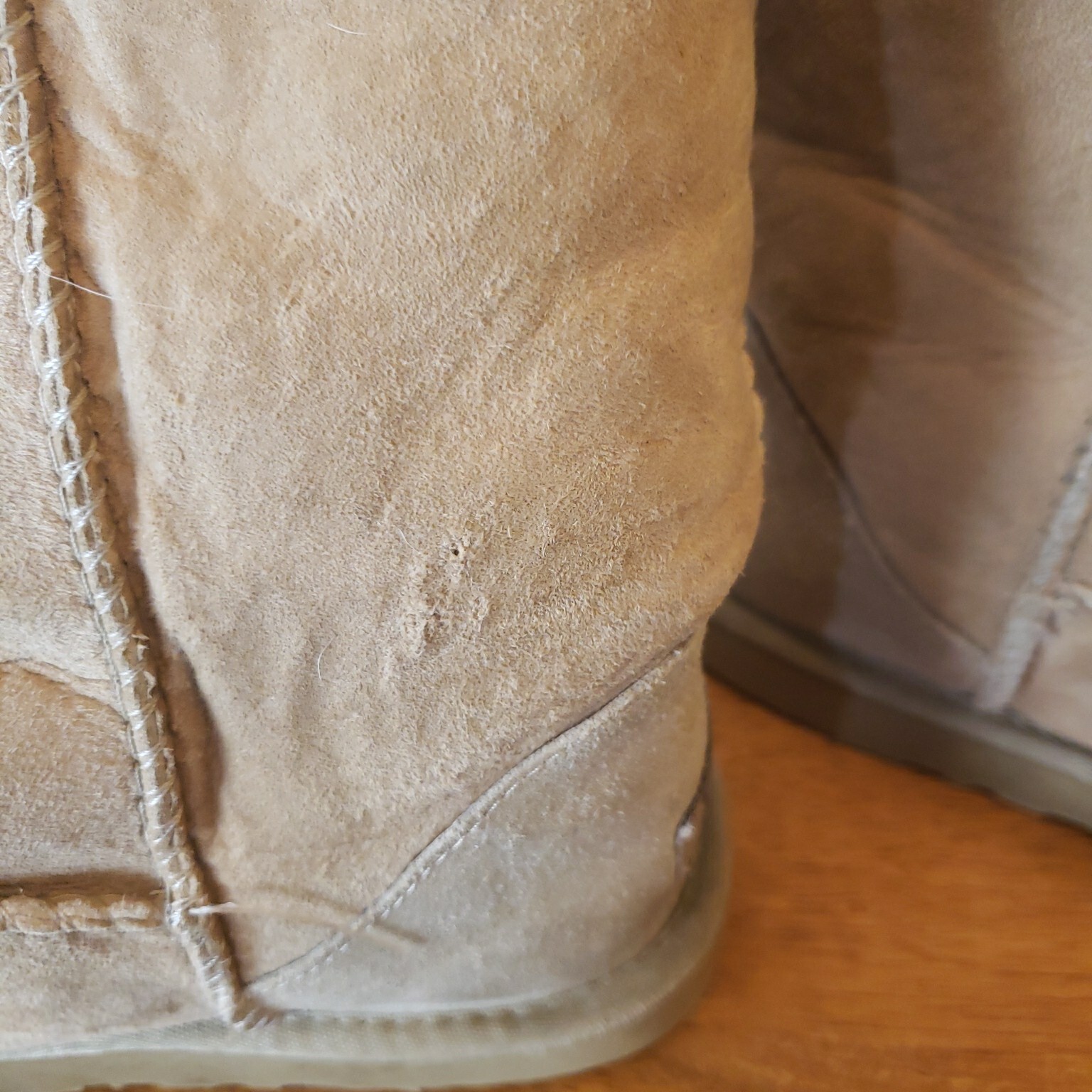 Ugg Boots 7 Left 8 Right Women Light Tan Mismatched Size