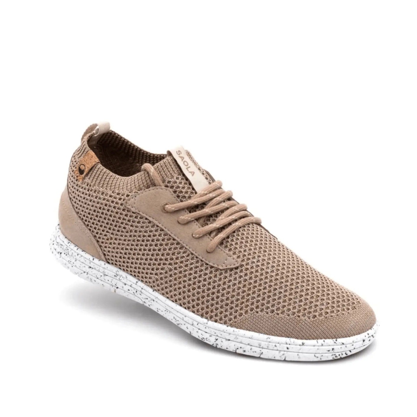 Saola Women’s Mindo Tan Tennis Shoes Women’s Size 9 Recycled Materials Lace Up