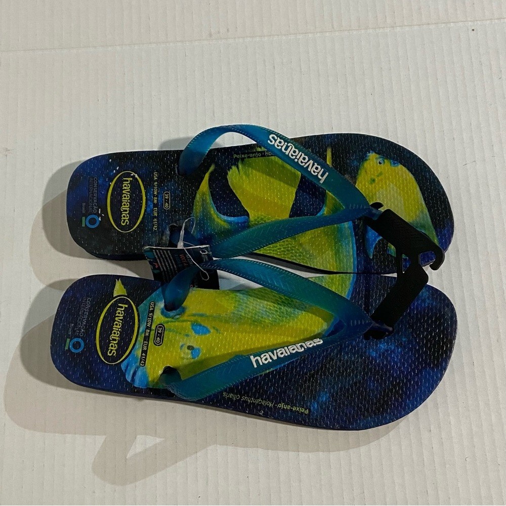 havaianas Conservation International Flip Flop Sandals Marinho/Azul Beach Vacay