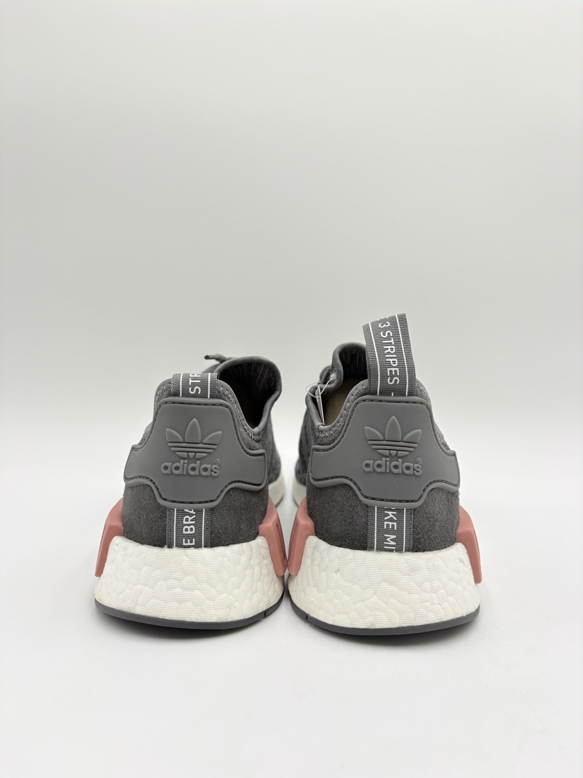 Adidas Women’s NMD_R1 Size 8 Heather Grey Raw Pink |BY9647|