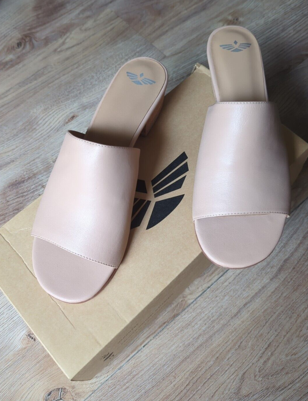Fortress of Inca Rachel Blush Mule Sandals Womens EU 40 Fairtrade Handmade Peru