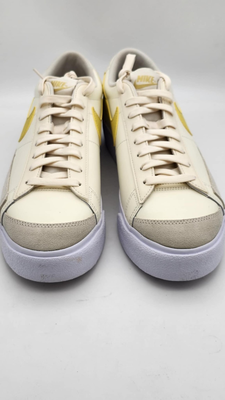 Size 12 – Nike Blazer Platform Low Pale Ivory Saturn Gold DJ0292-113