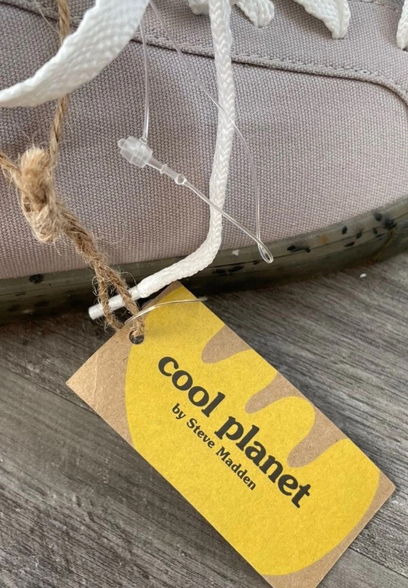 Steve Madden Cool Planet Gray Sneakers Shoes Size 7 NWT Sunnyy Recycled