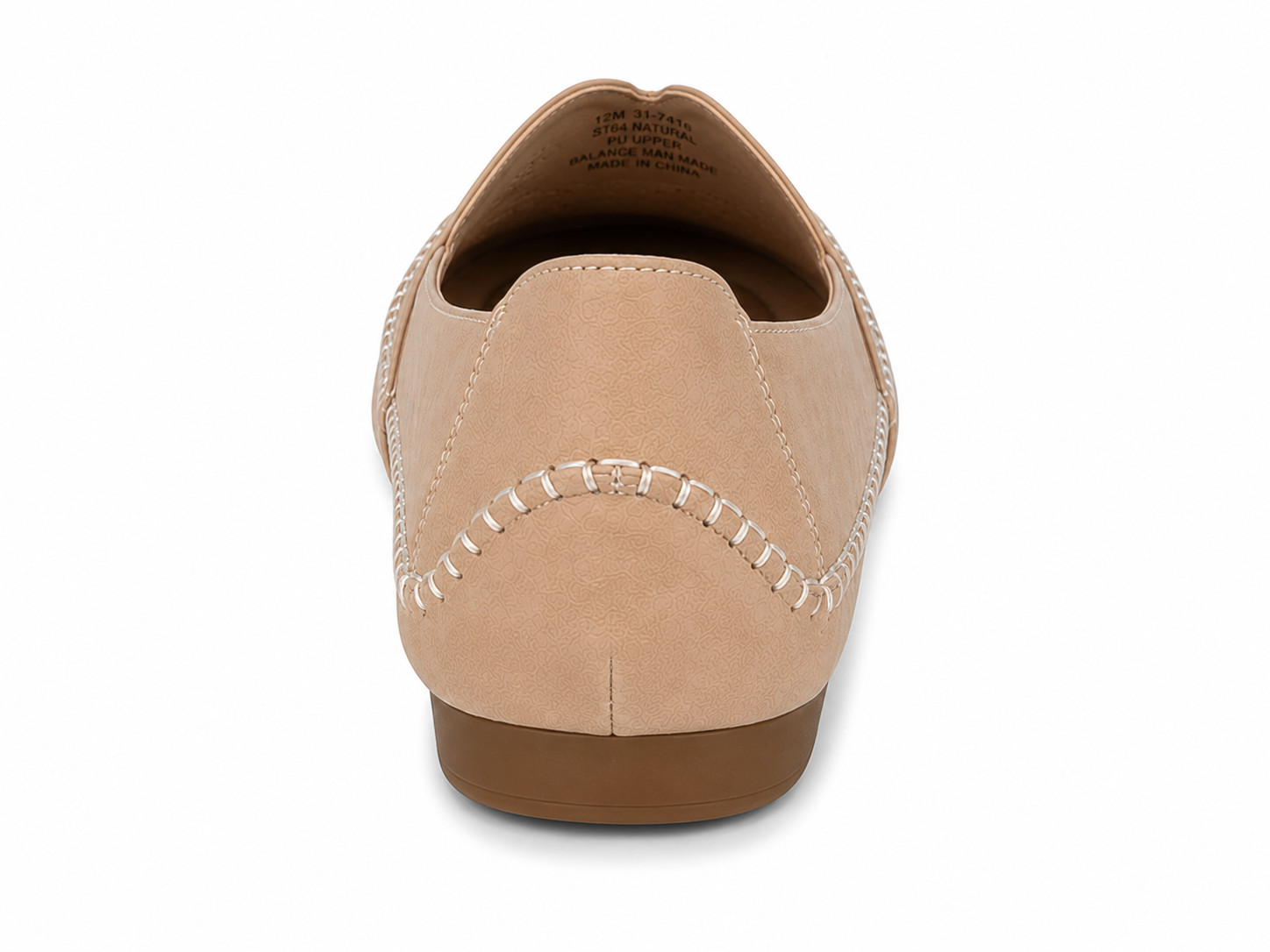 Easy Street Amity Loafers Women’s Size 12M Natural Perforated Comfort Flats NIB