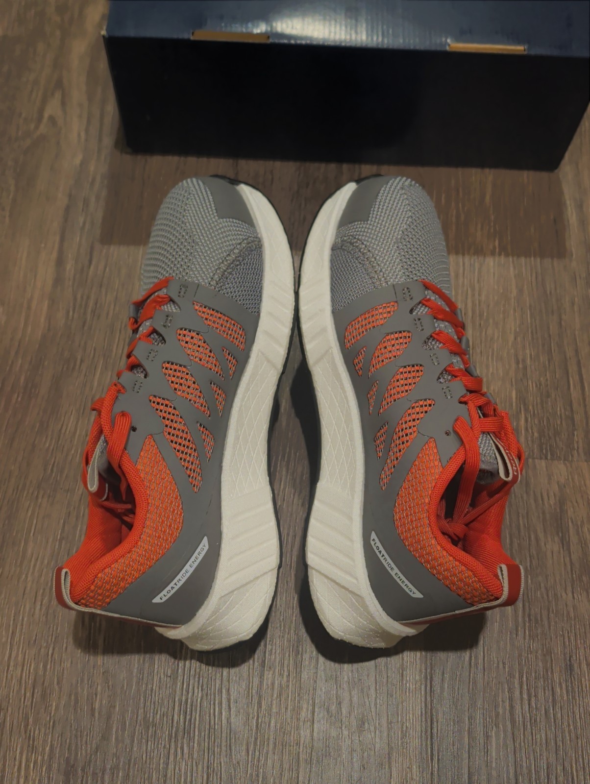 Reebok Fusion Flexweave Work Gray/Red (Pink) Composite Safety Toe Cap W 8.5 NEW