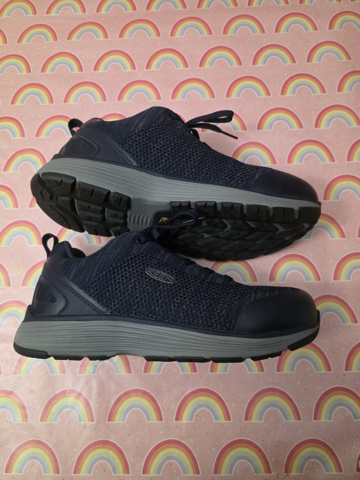 Keen Utility Blue Lace Up Work Shoes Women’s Size US 8.5m Composite Toe