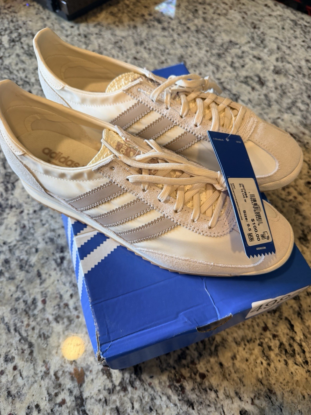 Adidas Originals SL 72 OG Women’s Size 9.5 Cream/Off White Brand New W/ Tags Box