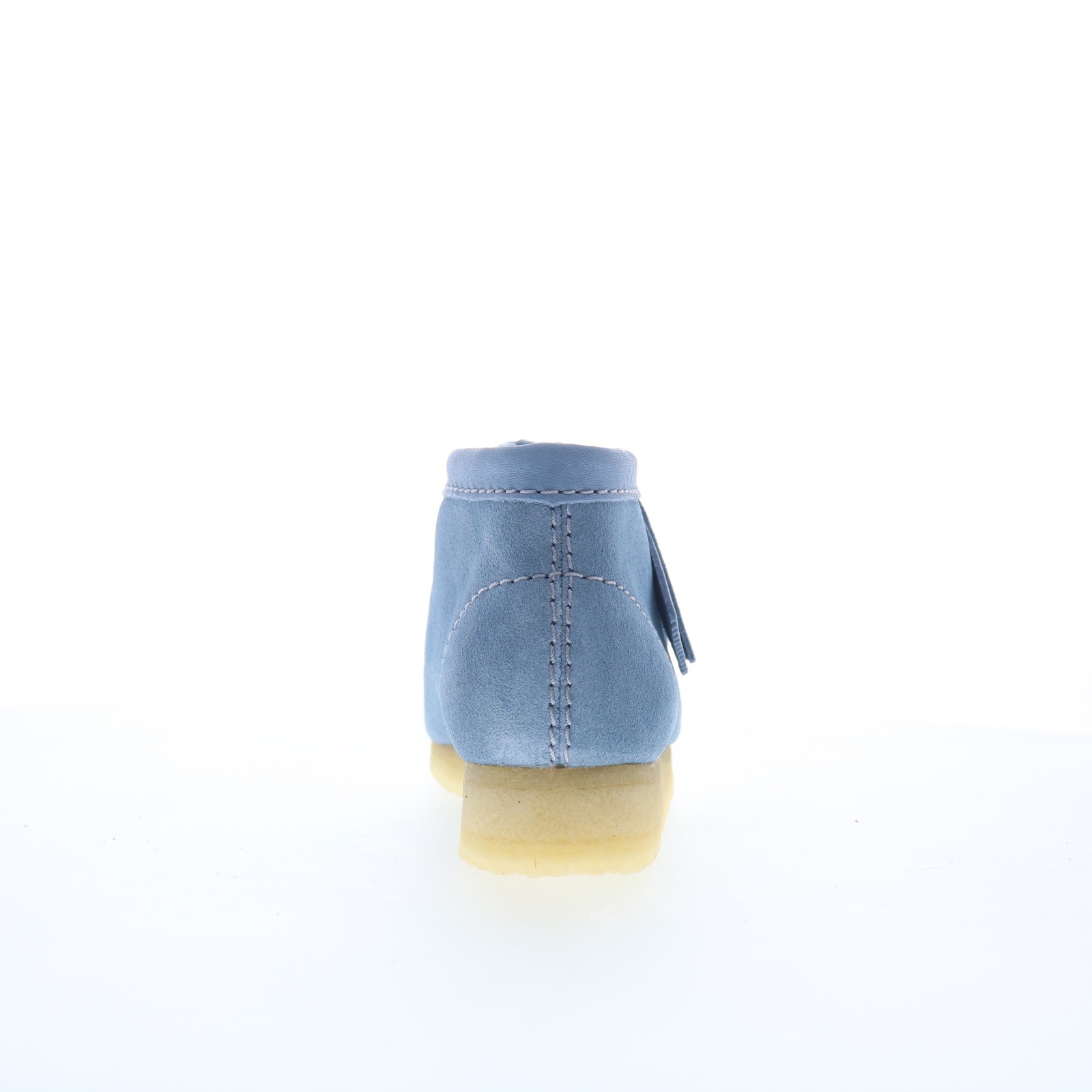 Clarks Wallabee Boot 26180162 Womens Blue Suede Lace Up Chukkas Boots