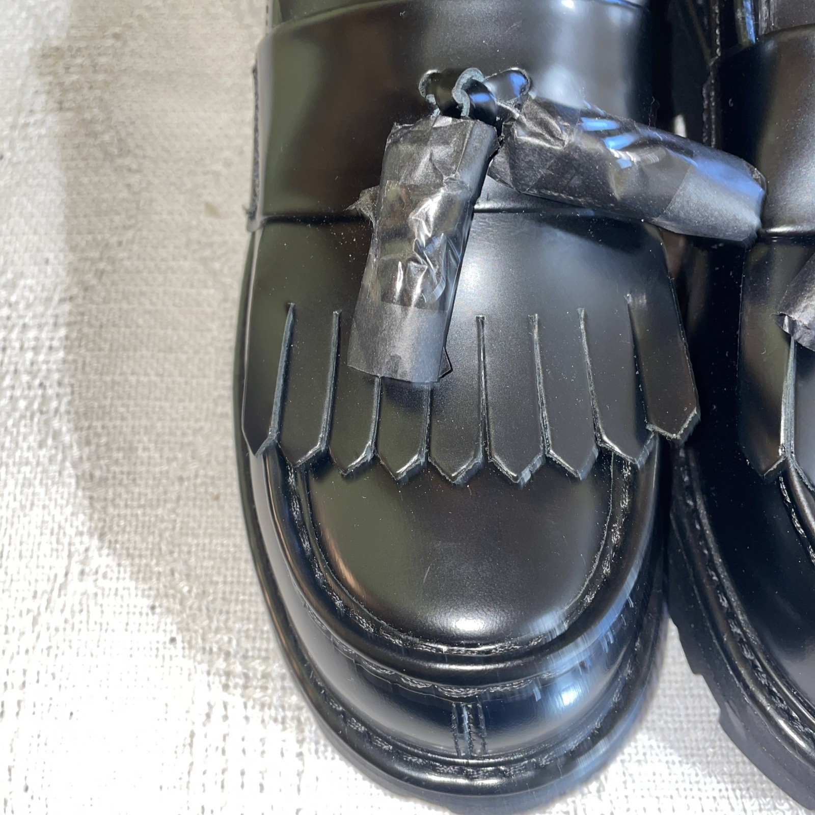 Vagabond Platform Loafers Womens Size 9 M Black Leather Going Out Party NWOB