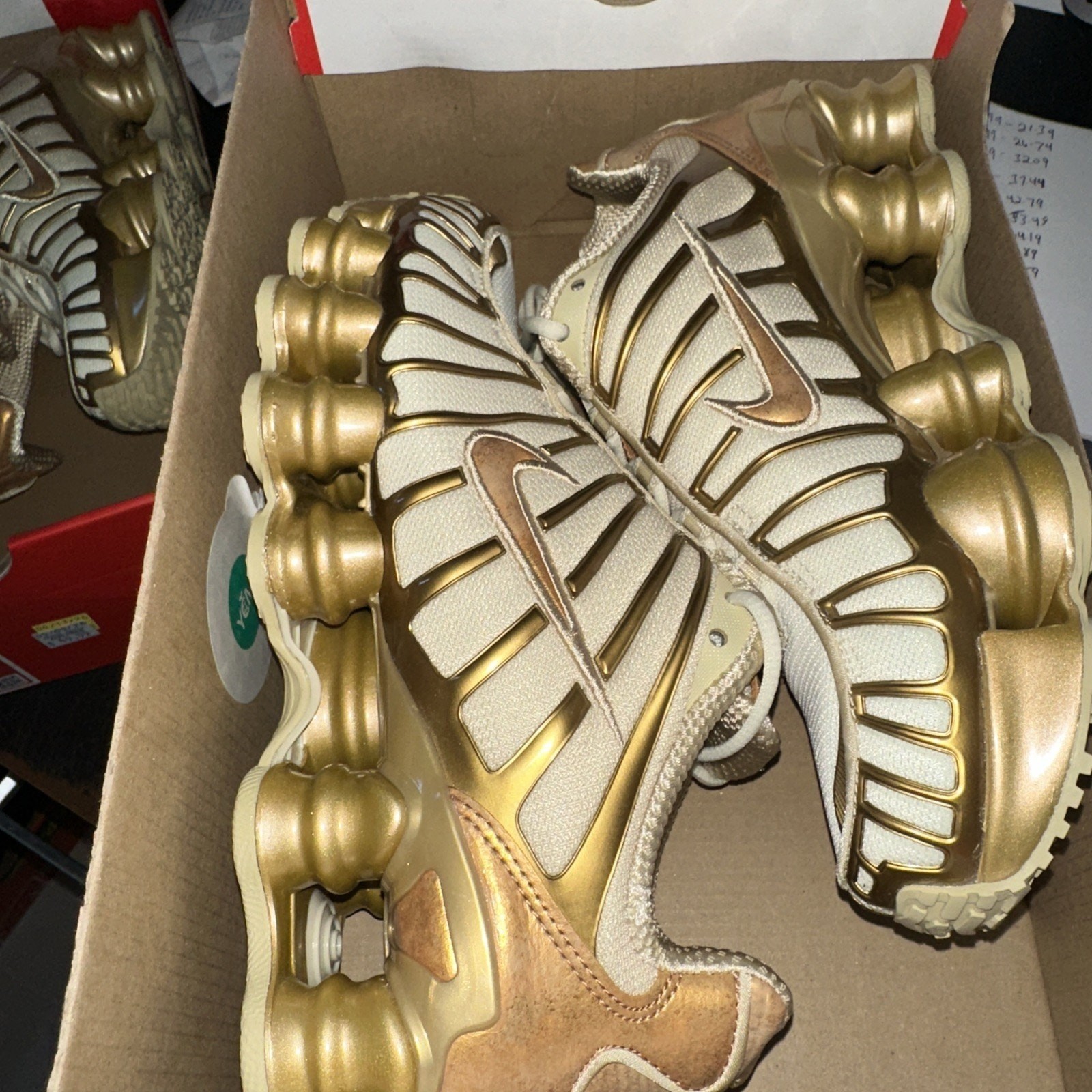New Women’s Size 6.5 Shox TL Total Gold IM7189-113