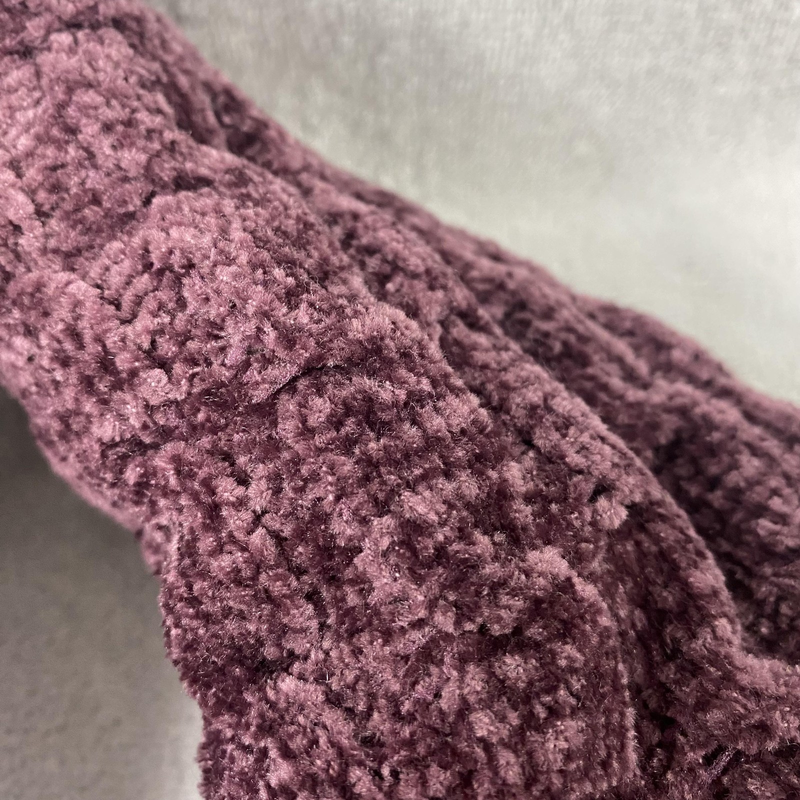 Muk Luks Slipper Socks Womens Large Chenille Knit Non Slip House Shoes Cozy