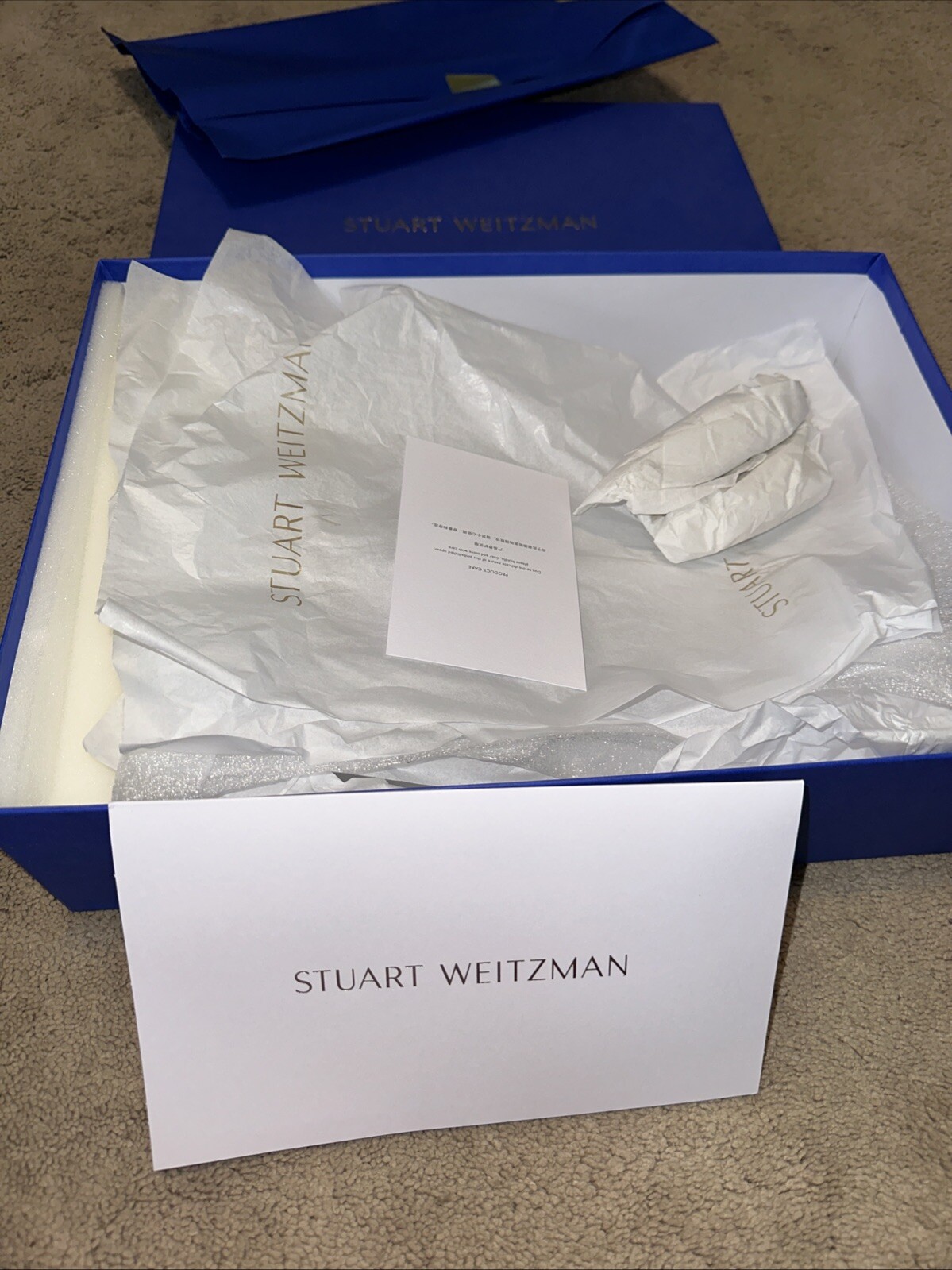 Stuart Weitzman Empty Shoe Box With Measurements 42cm*31cm*11cm