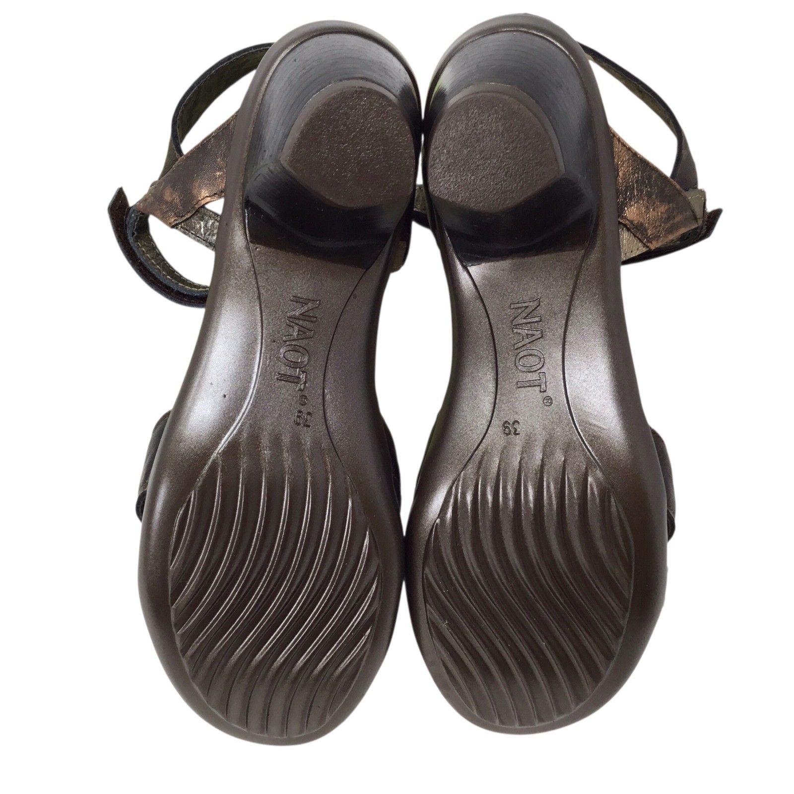 Naot Cheer Sandals Size 39 8-8.5 NIB Burnt Copper Brass Bronze Comfort 40013