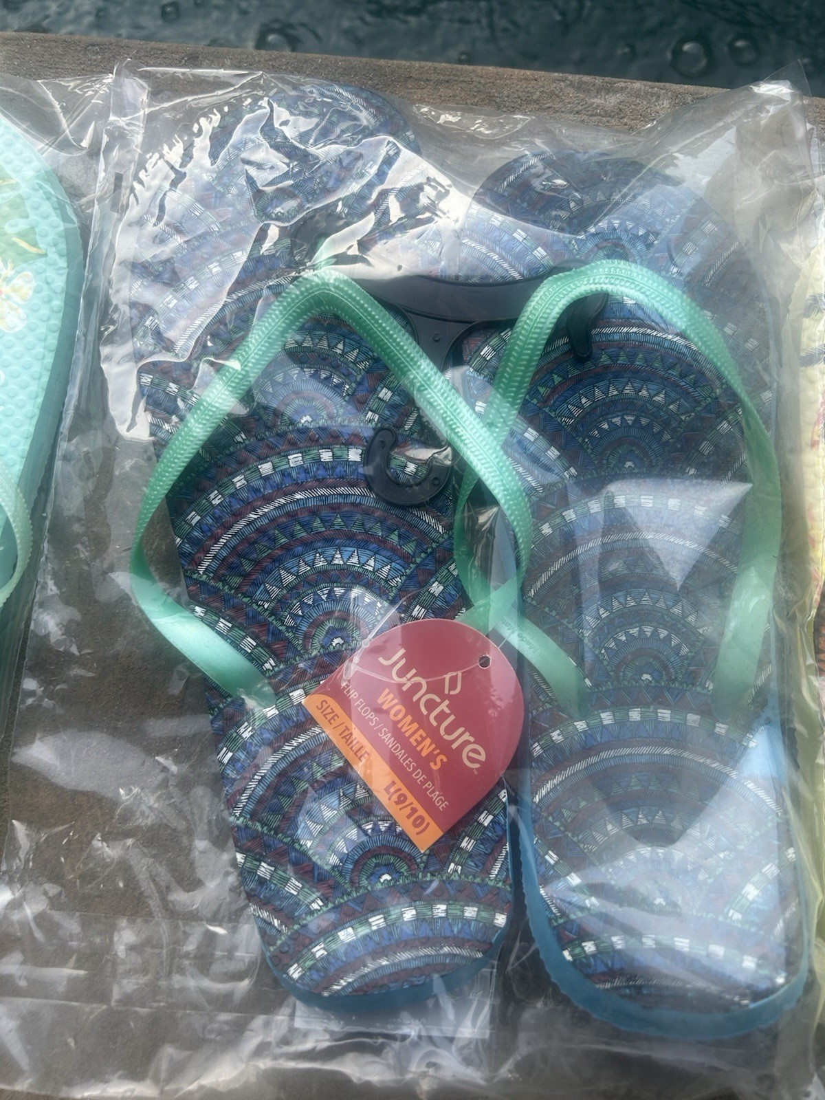 Lot of 5 Juncture Women’s Flip Flops Size 9/10 New Assorted Colors NWT