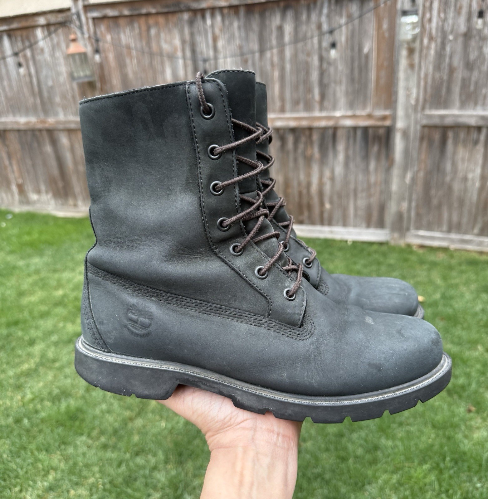 Timberland Women’s Linden Woods Fleece Fold Down Boots size 9 Good/Fair Read