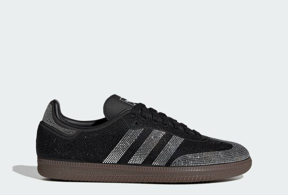 adidas Originals Samba OG Rhinestone Core Black IH9052 Women Size Lifestyle JP