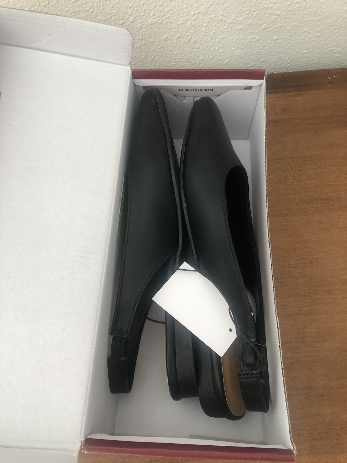 New NWT Kensie Size 8.5 Felice Sling Back Flats Black