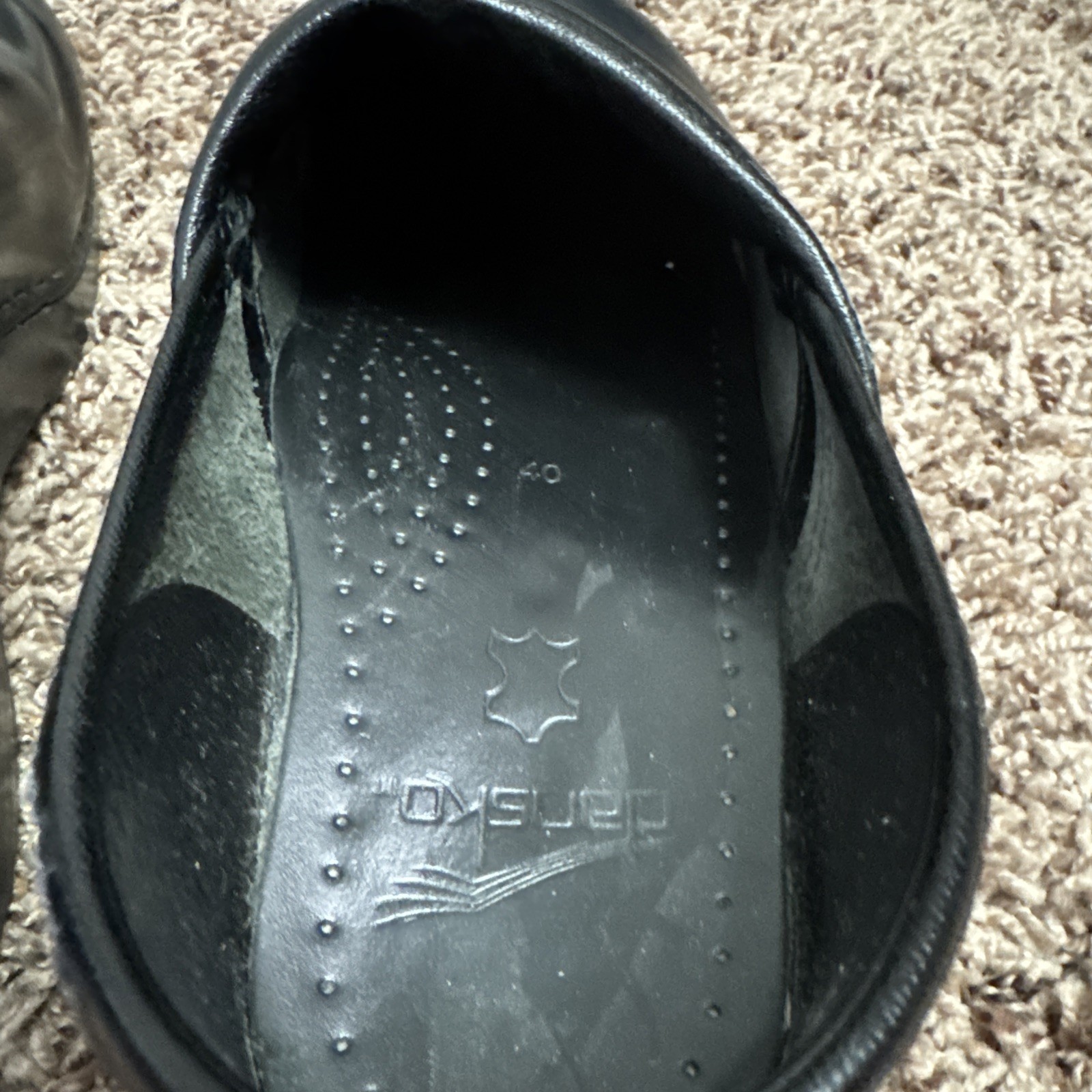 Dansko Professional Nursing Clog Shoe Women, Size 40 – Black Comfort Workwear