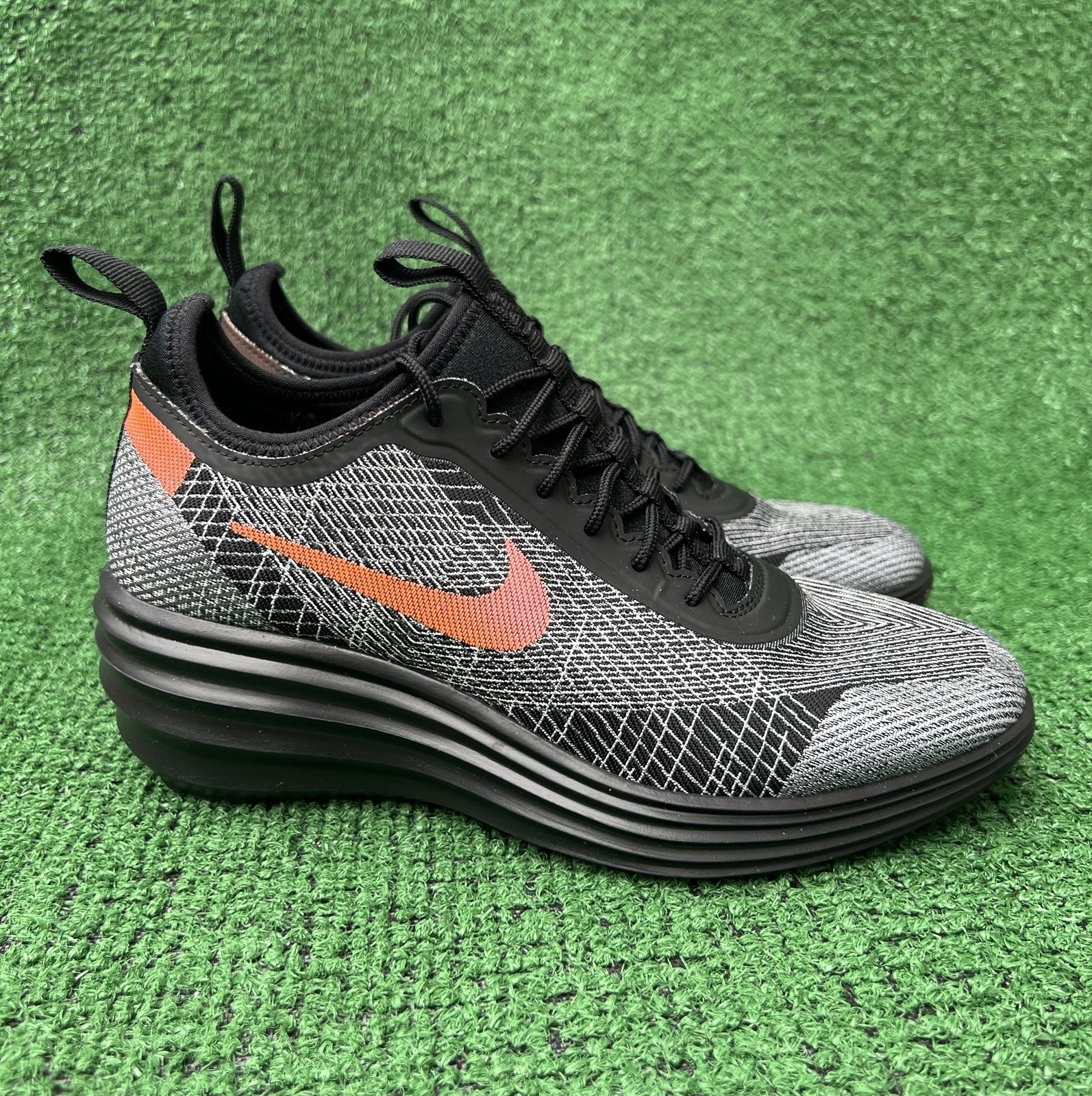 Sample Nike Lunar Elite Sky Hi Sneakers Womens Size 7 Wedge Shoes Used No Box