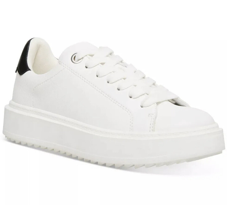 Steve Madden Womens Charlie White Fashion Sneakers 10 Medium B M NEW
