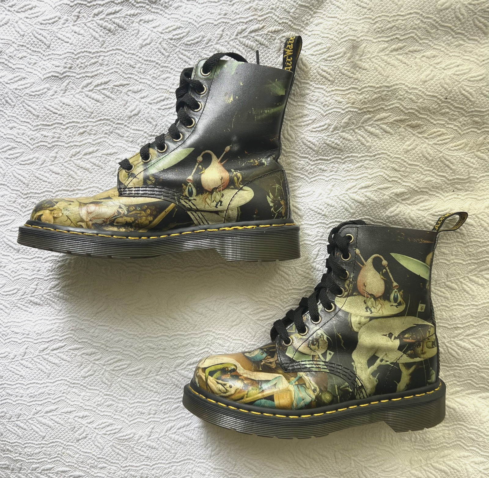 Doc Martens Pascal 1460 Hieronymous Bosch Hell Garden Earthy Delights Boots UK 4