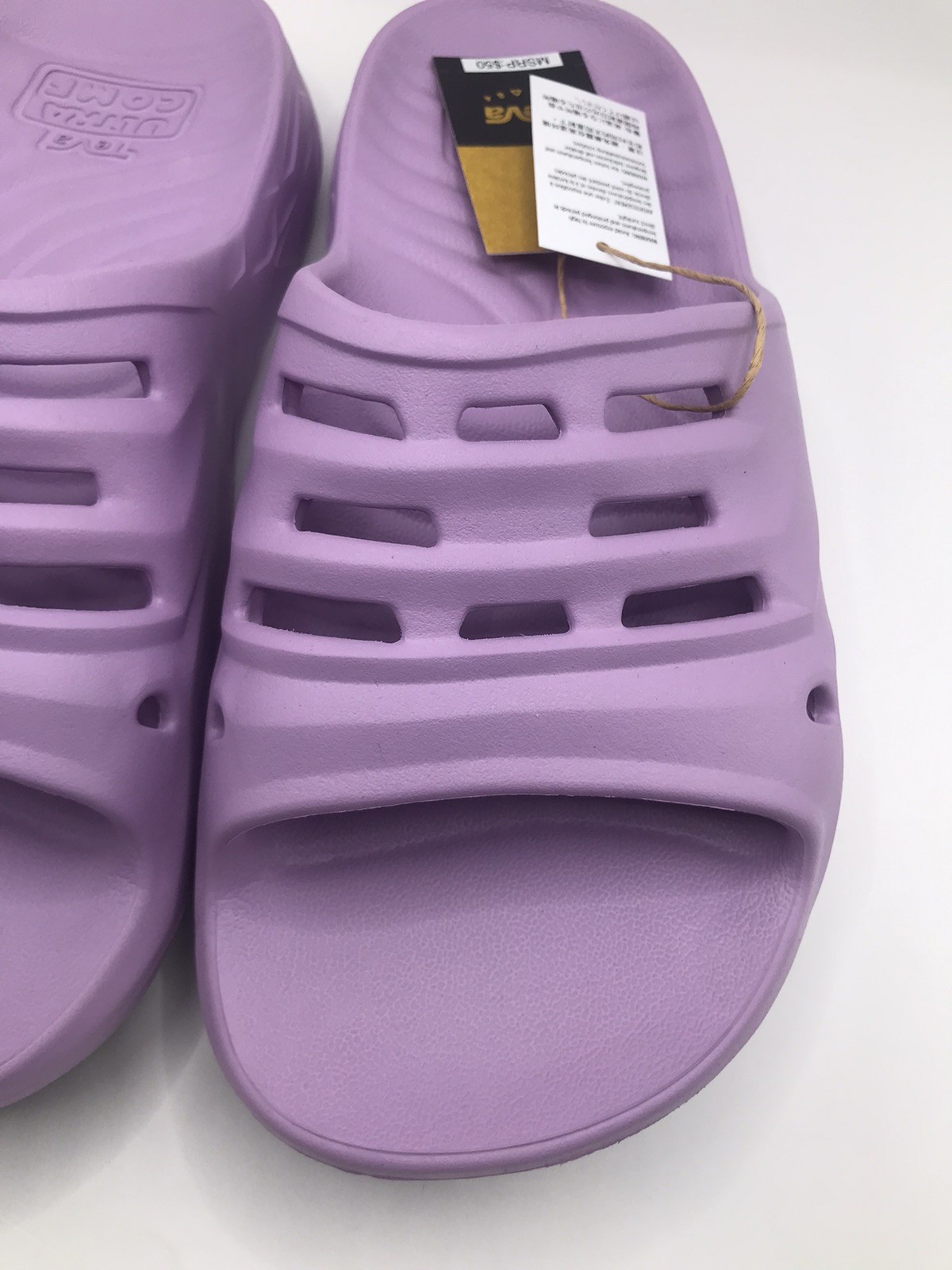 WOMEN’S TEVA LUPINE LILAC APRETRAIL RECOVERY SLIDE BEACH/POOL SANDAL SIZE 9 NWT