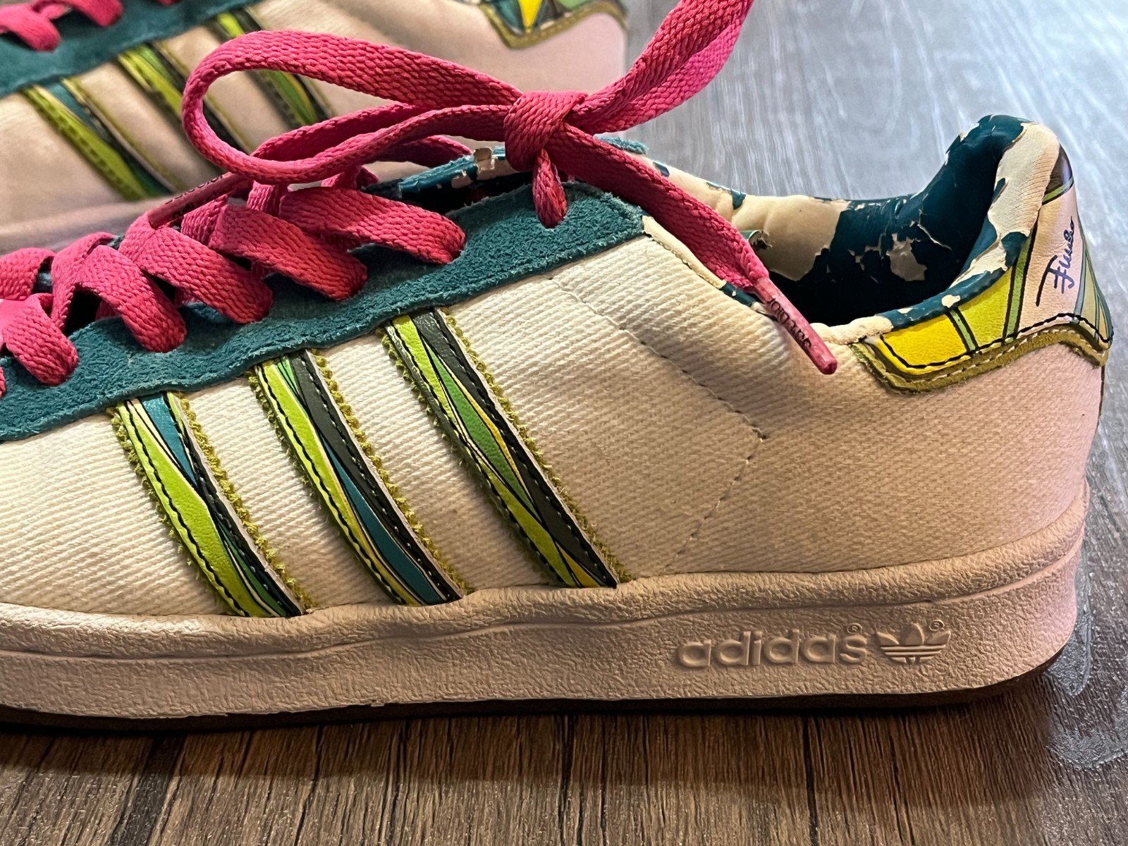Adidas x Emilio Pucci Superstar Adicolor G3 Green Series Sneakers Shoes W 7.5