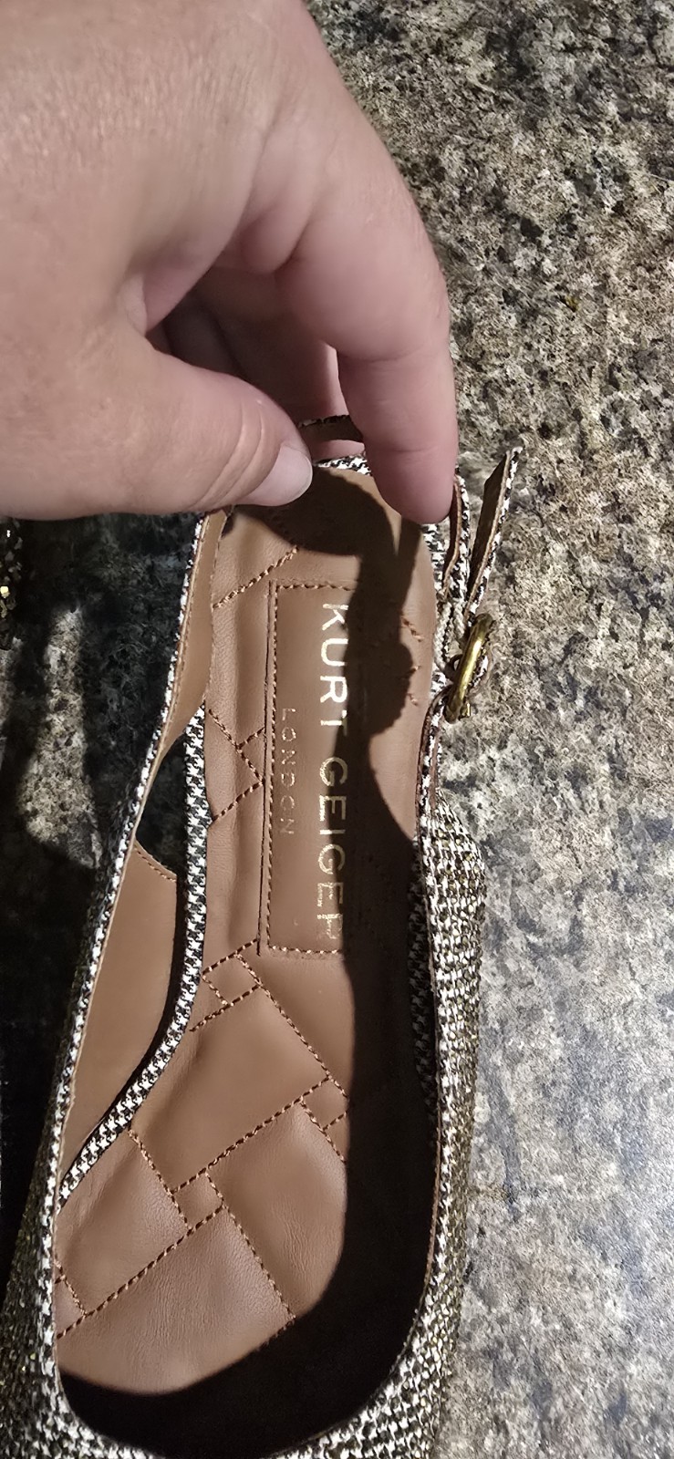 Kurt geiger London women chelsea slingback pumps size 8