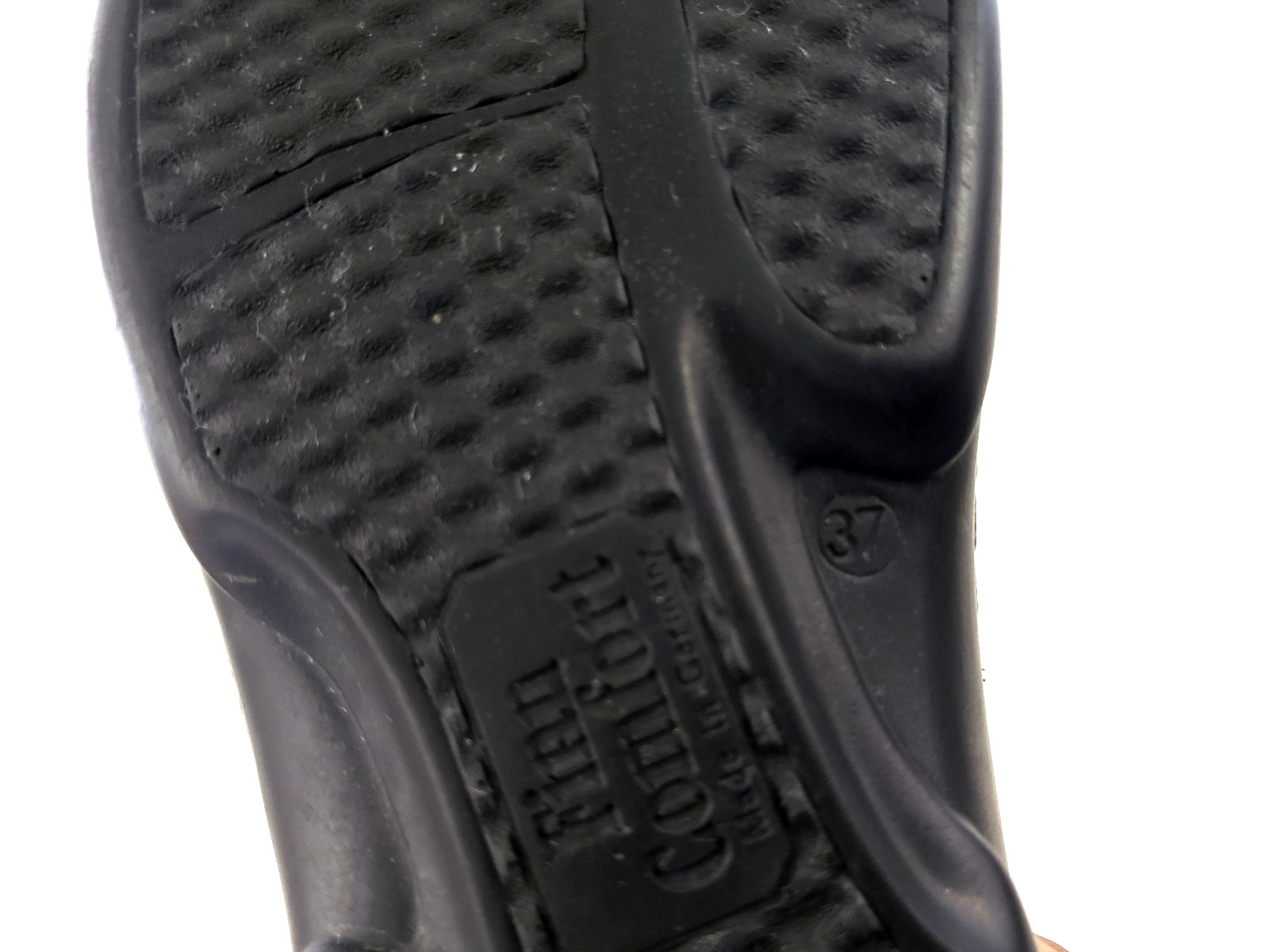 Finn Comfort Sansibar Womens Slide Sandals Gray Leather Comfort EU 37 US 6